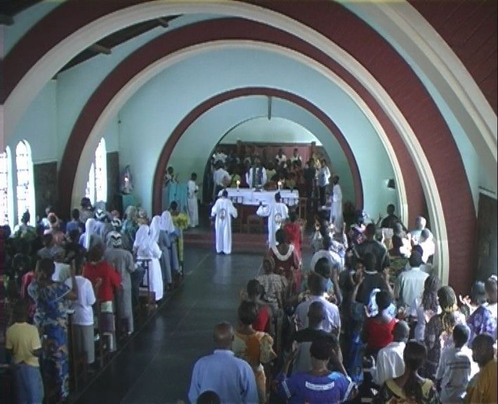 Choir at Sunday Mass