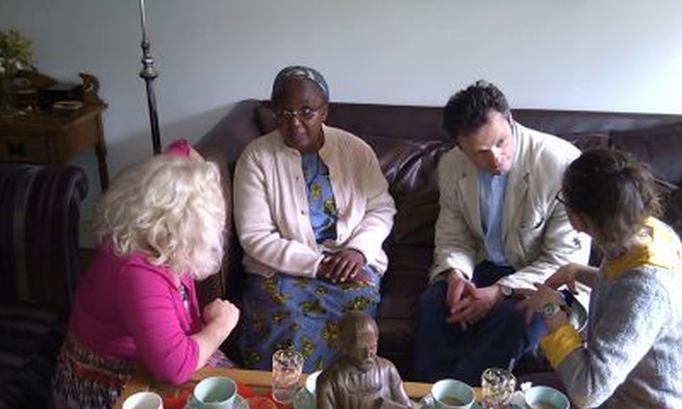 Sister Virginie and Peter Aldous MP Sister Virginie and Peter Aldous MP