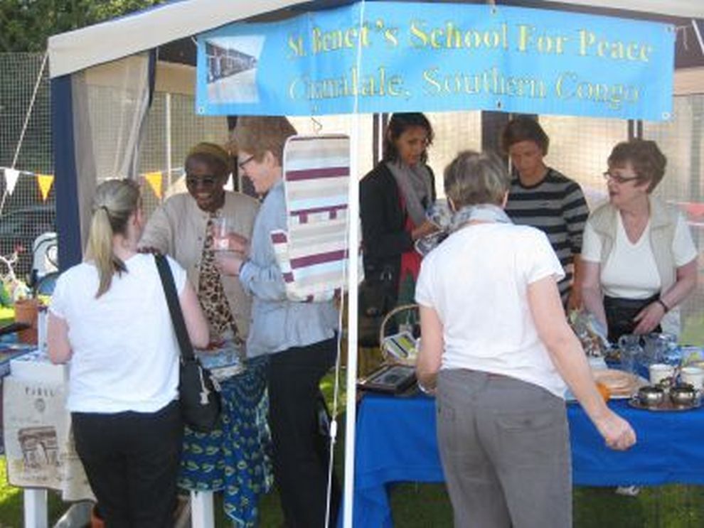 Sister Virginie at the School Fete