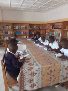 December Library Interior