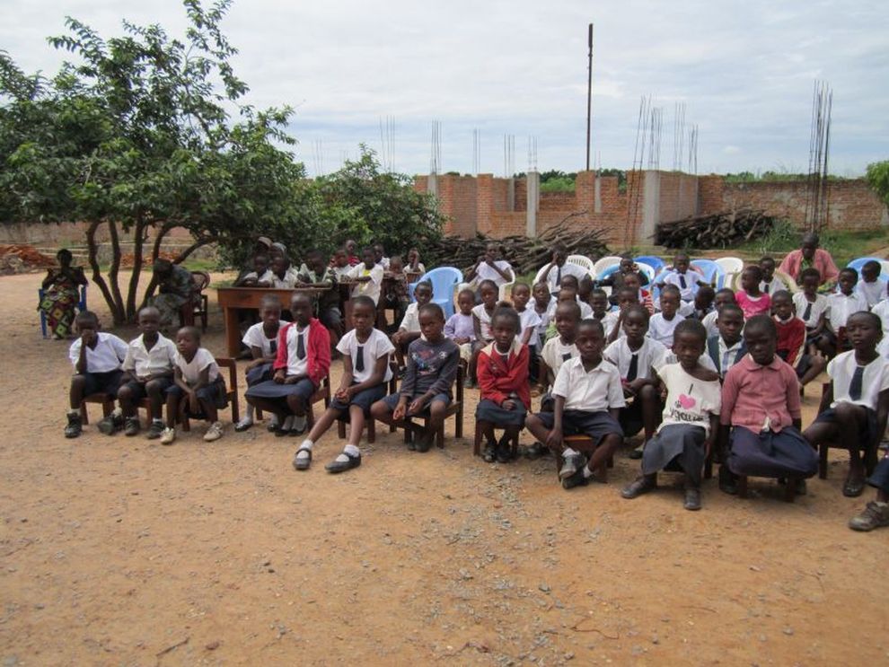 Celebrating Mass at the School